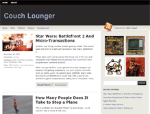 Tablet Screenshot of couchlounger.com
